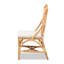 Chaise parsons en rotin l 20,9 po Yedinak