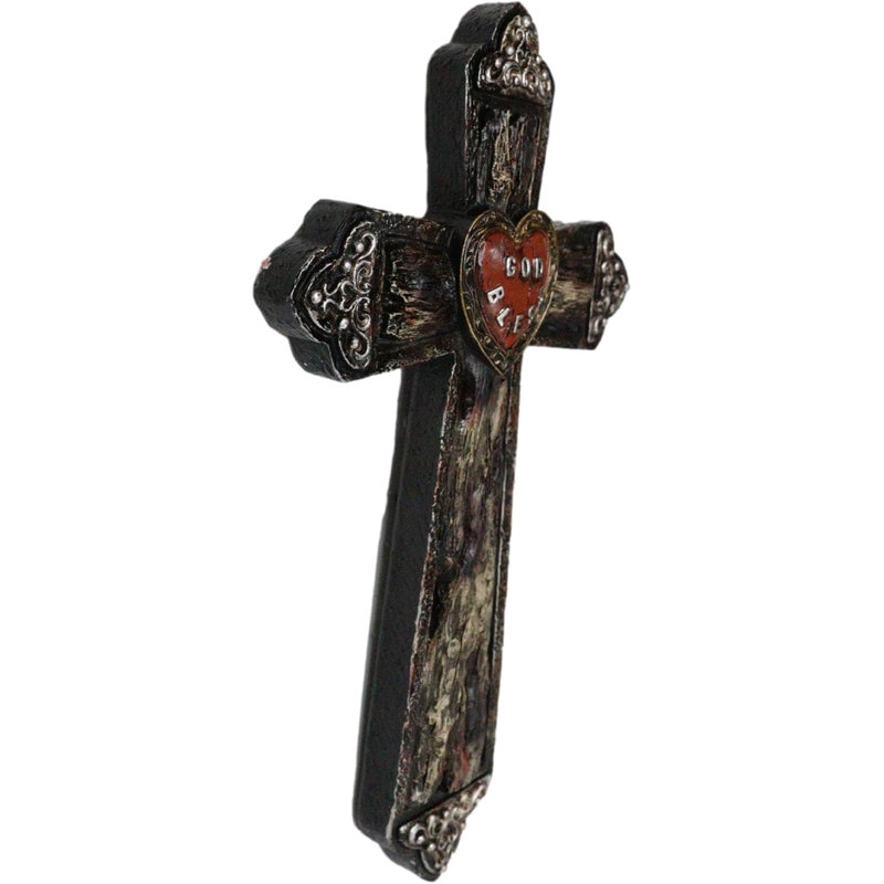 Croix murale 12 po Rustic Western