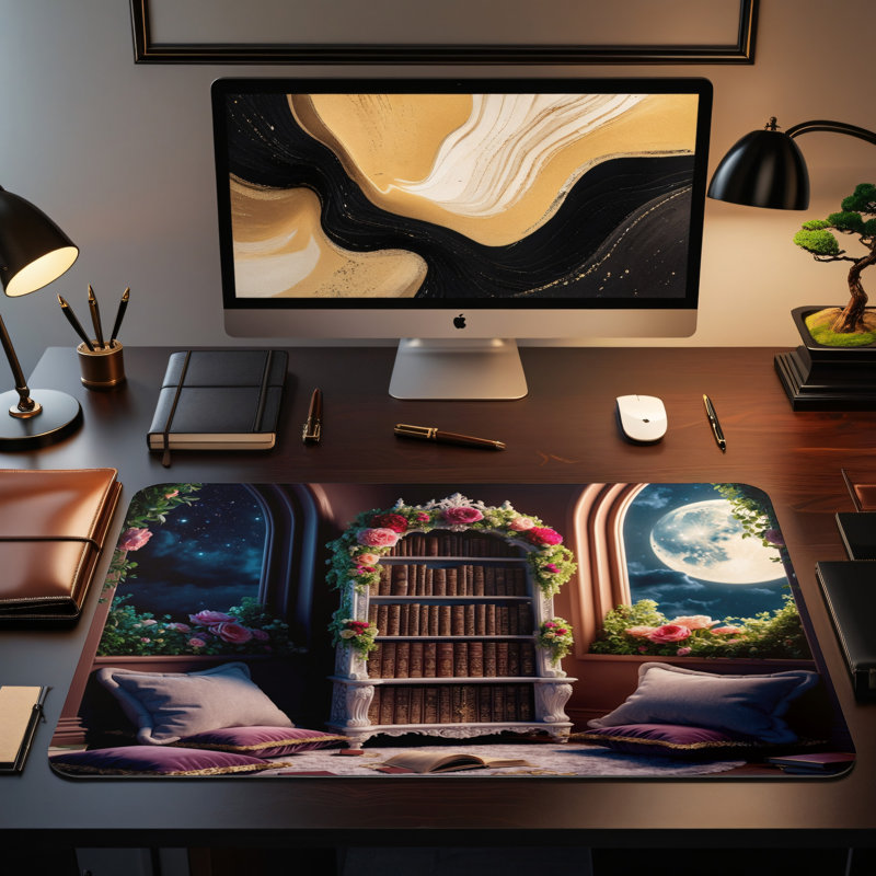 Polyester Desk Pad, 31.5x15.5