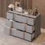 Commode 6 tiroirs avec armoire à miroir pour chambre à coucher-206652229