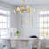 Joosep 34" 12-Lights Sputnik Sphere Chandelier  with LED Light Kit