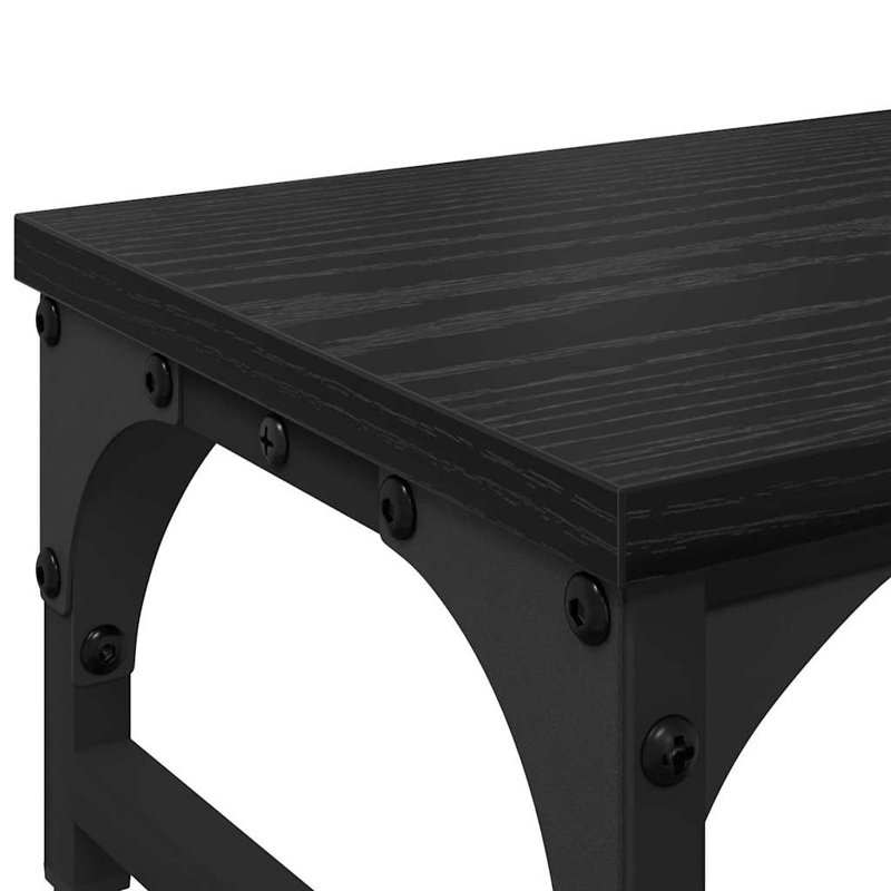 Manufactured Wood Monitor Stand, Black Oak, 14cm H x 85cm W x 23cm D