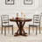 36″ High Solid Wood Ladder Back Traditional Farmhouse Dining Side Chair-1709097678