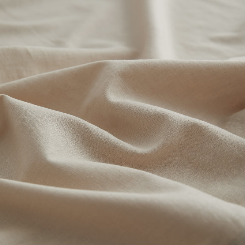 Linen Cotton Fitted Sheet,  Line , Twin Fitted Sheet