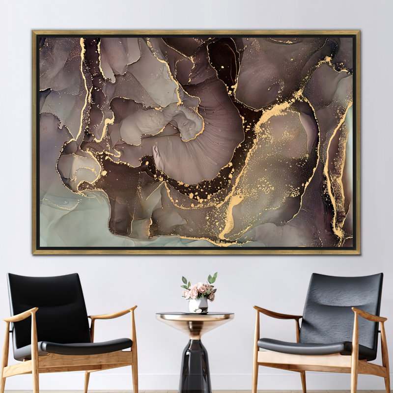 Print on Canvas, Gold Floater Framed, 20 cm H x 30 cm W