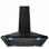 Hotte pour îlot de cuisine convertible 30 po 343 pi³ / min en acier inoxydable peint en noir