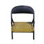 4 tabourets de comptoir - pliables, structure en acier noir, idéal pour la chambre à coucher, chaises pliantes de 11,1 po de largeur à l'intérieur, poids du produit 17,6 lb