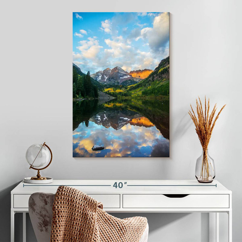 Alvord Maroon Bells Lake Sunrise, H 30 po x l 20 po