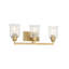 Éclairage pour salle de bain 3 lumières Savoy House Hampton en laiton chaud-809885169-809885180
