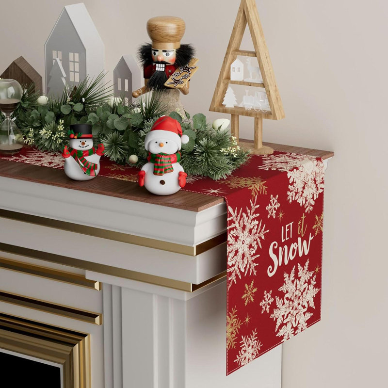 Chemin de table Let It Snow, L 90 po x l 13 po