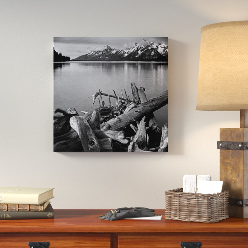 "Captionless" par Ansel Adams, reproduction sur toile tendue, H 18 po x l 18 po x P 1,5 po, Toile avec cadre noir