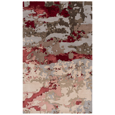 Fifth Avenue 755 Hand Tufted 70% Wool; 20% Viscose; 10% Cotton Abstract Rug