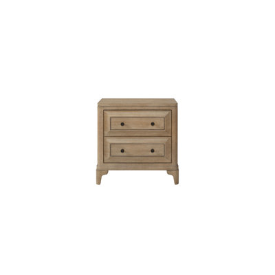 Table de chevet 2 tiroirs avec finition sable