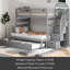Lit simple superposé simple / double avec lit gigogne simple-2106084070