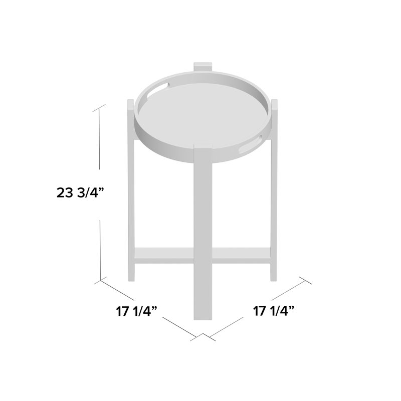 Ebamba Tray Top End Table