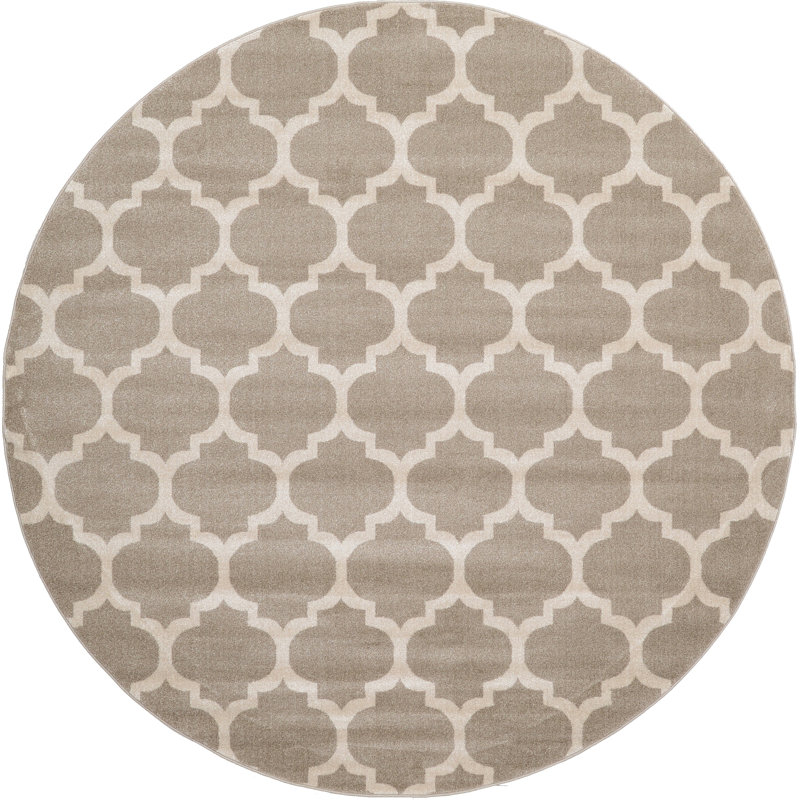 Molly Geometric Indoor Rug, Round 7'10"