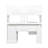 Home Office Computer Desk With Hutch-131401888-131401890