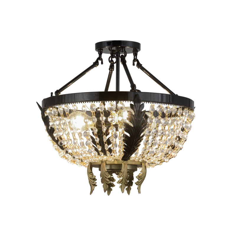 3 - Light Semi Flush Mount
