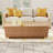 Windsor Aluminum Rattan Tabletop Coffee Table