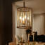 Lustre cylindrique unique à 4 lumières Advith