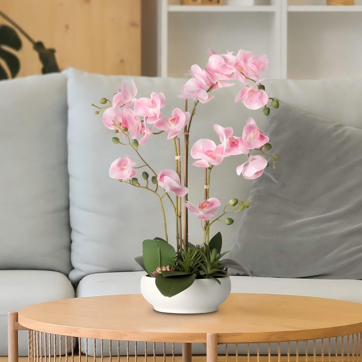 Primrue Silk Orchid Arrangement In Pot & Reviews - Wayfair Canada