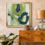 Verdigris Motion II - Toile encadrée de qualité supérieure - prête à être accrochée-91313914-91313906