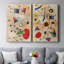 Miro Memoirs III - Toile tendue avec châssis de qualité supérieure - Prêt à accrocher-108942784