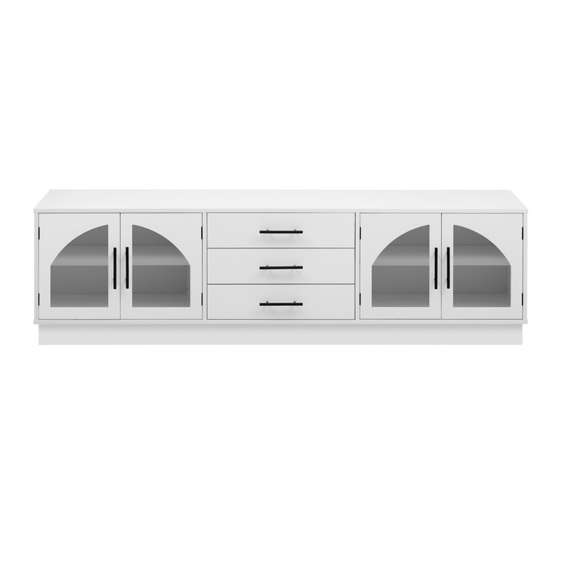 Meuble télé moderne minimaliste pour téléviseur de 75 po ou moins 68,9 po VIBE HAUS