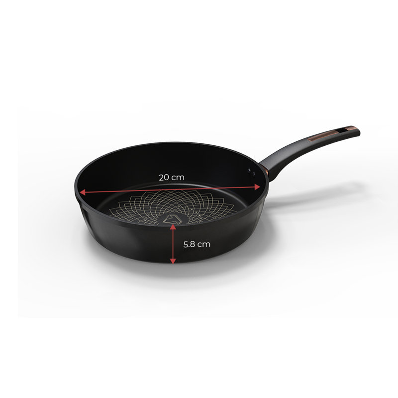 Tayama Ultra Titanium Nonstick Deep Pan, 7.9"