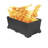 Rectangle Steel Wood Burning Smokeless Fire Pit