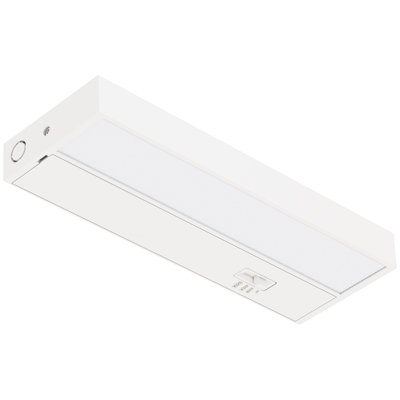 Lagom Luna Under Cabinet Light, 9‑Inch Hardwired Dimmable LED, 3000K/4000K/5000K, White, UC0309WH30