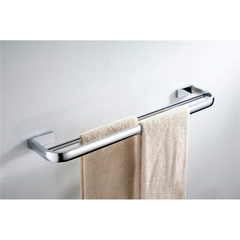 Amelah 57cm 1 Wall Towel Bar, Polished Chrome