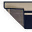 Tapis de surface à rayures bleu marine Nikhil-468994812