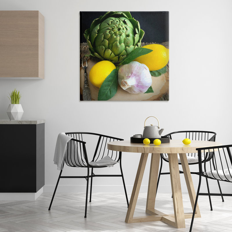 Art mural sur toile de fruits et légumes par Graffi * Tee, H 36 po x l 36 po