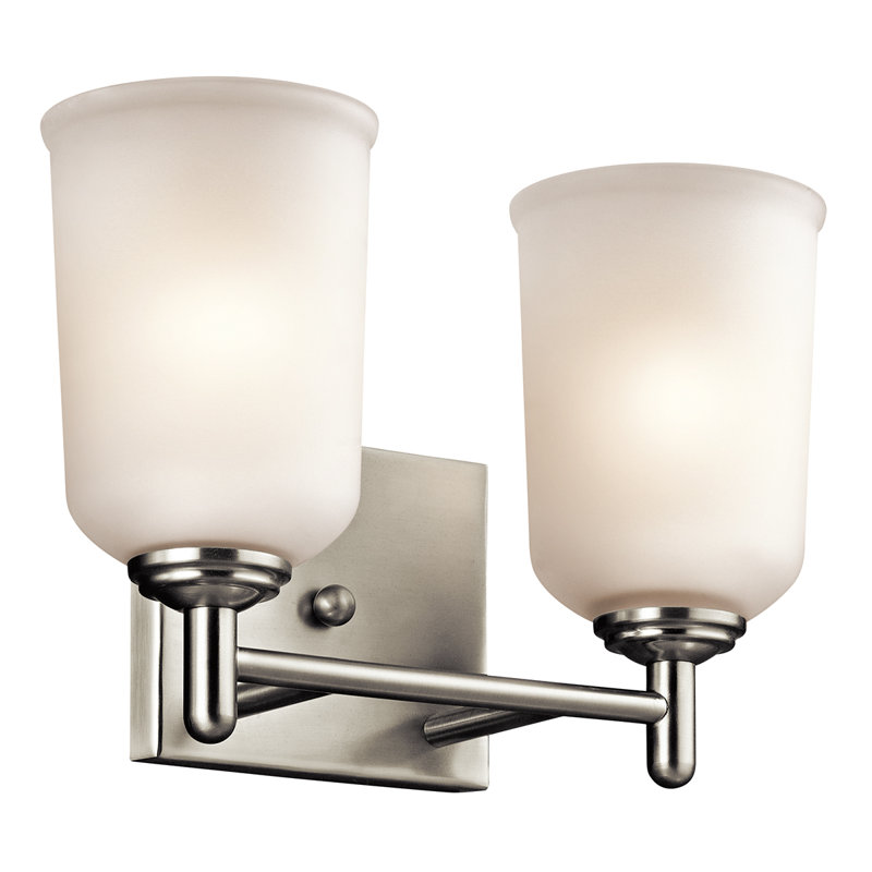 Hopedale 2 - Light Vanity Light, Brushed Nickel