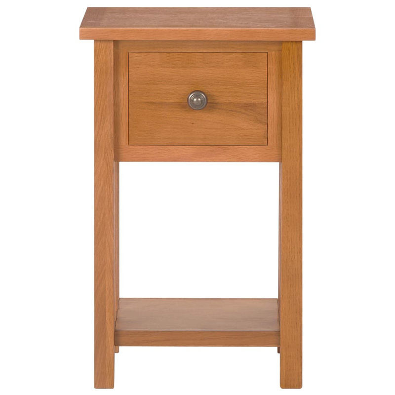 Table de bout en verre avec rangement