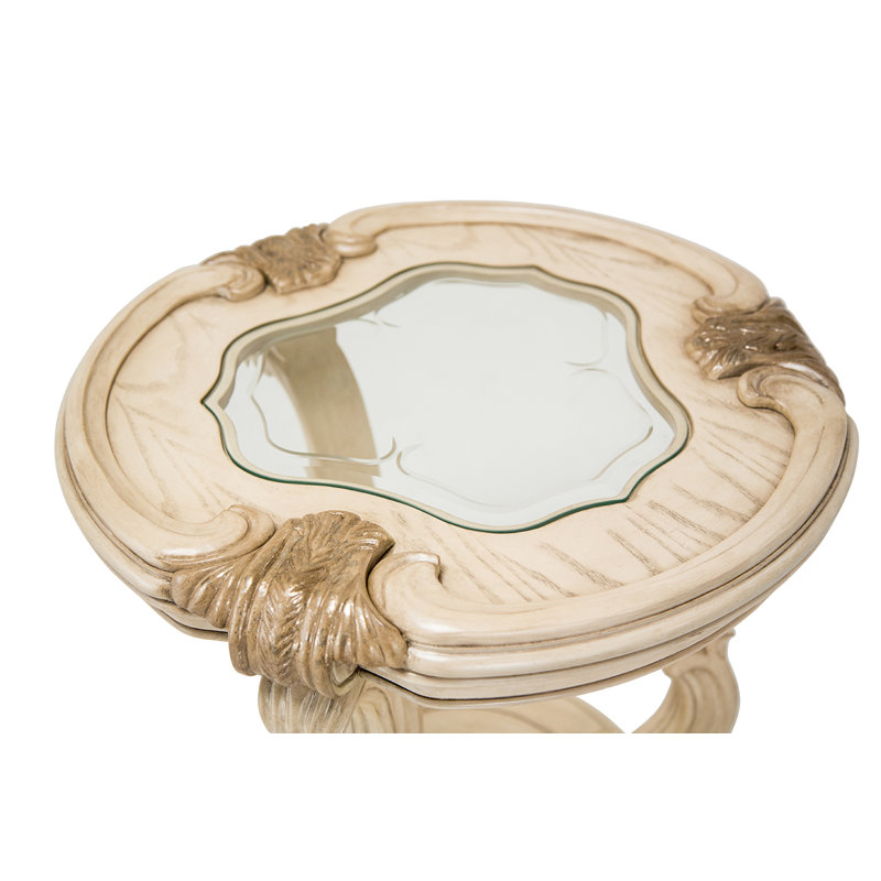 Innocenza End Table, Champagne