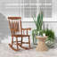 Chaise berçante d'extérieur, chaise berçante avec haut dossier-708632269