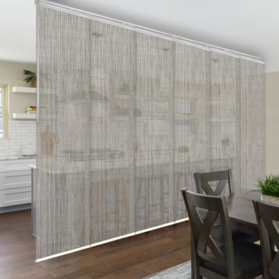 Store vertical semi-diaphane Gabardine
