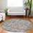 Machine Washable Indoor/Outdoor Xhevrie Paprika Rug-1746691977
