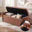 Banc de rangement rembourré 51,4 po Teddy Teddy-186170522