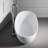 KISRAIS 65"x30" Solid Surface Freestanding Soaking Bathtub-116788123