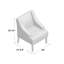 Fauteuil d'appoint incurvé Daryann-24098892