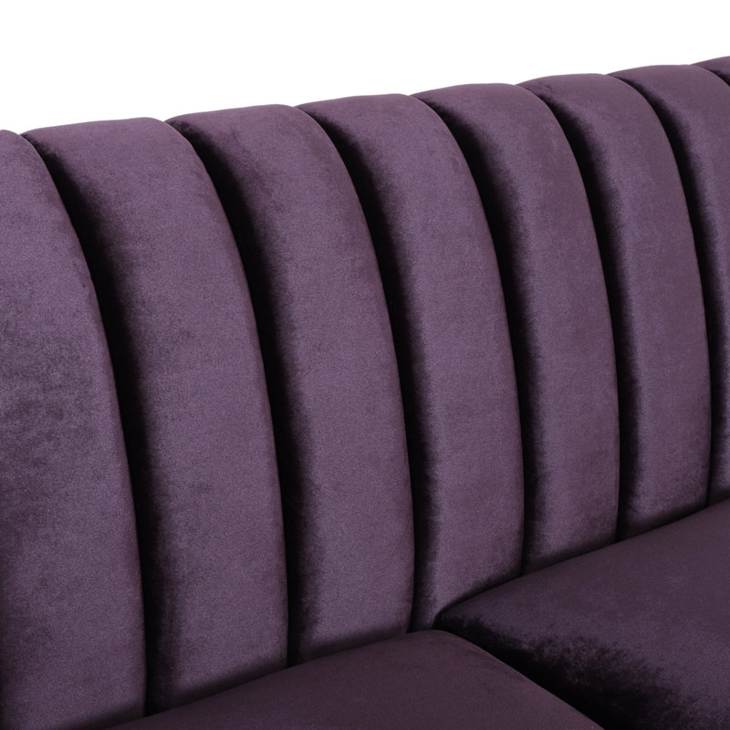 Canapé 3 places (mauve)