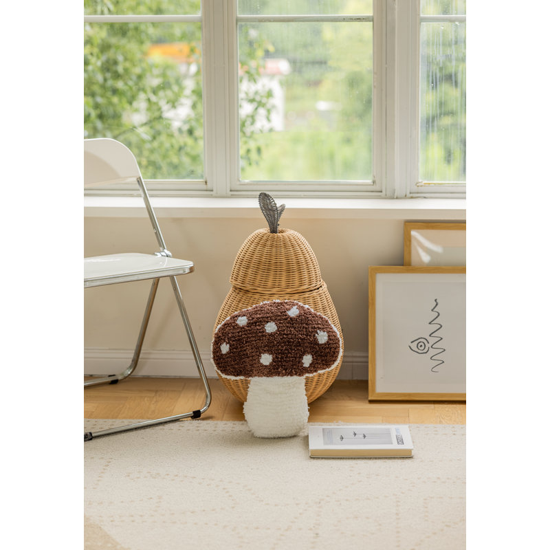 Coussin Jazirah, Brun / blanc