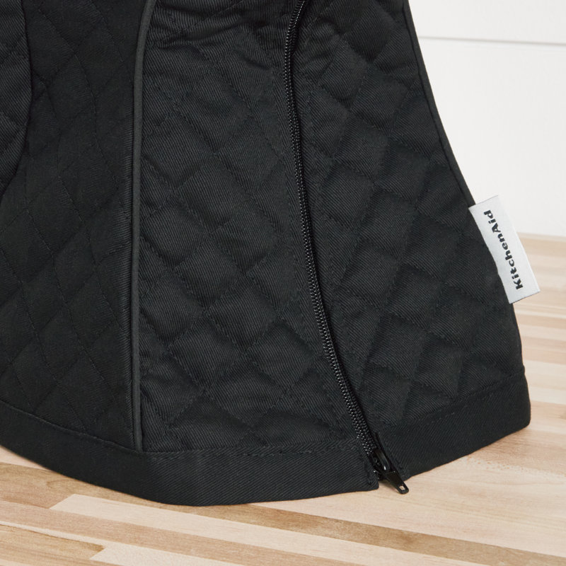 KitchenAid® Quilted Fitted Mixer Cover, Onyx Black