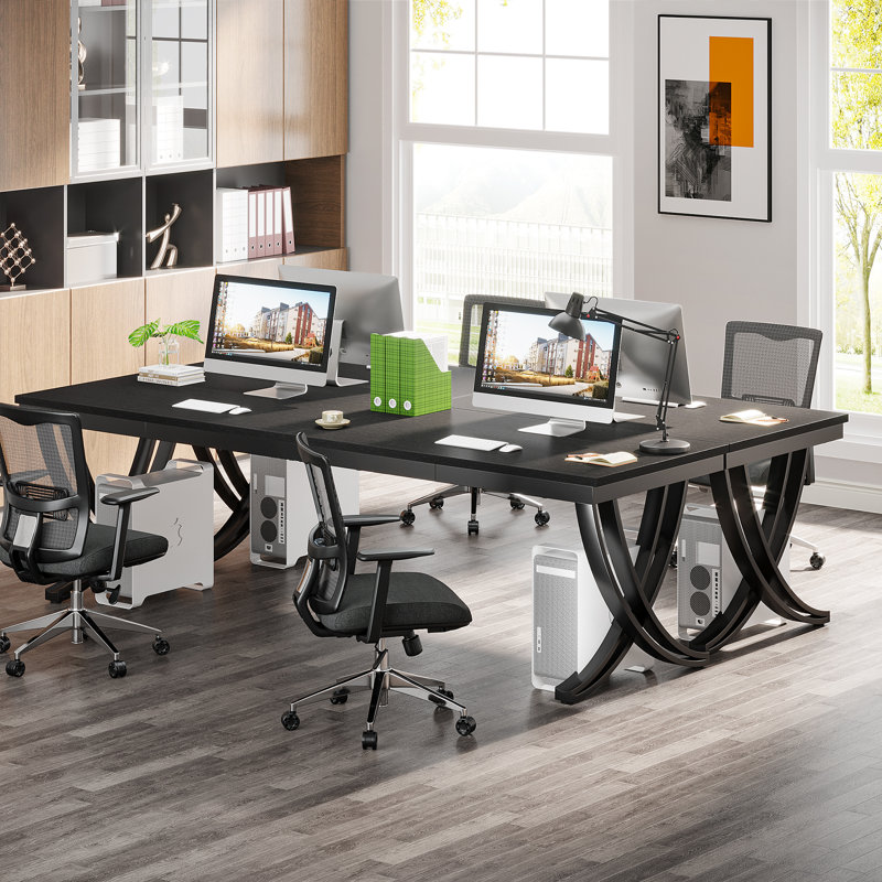 Bureau d'ordinateur Aromola, Noir