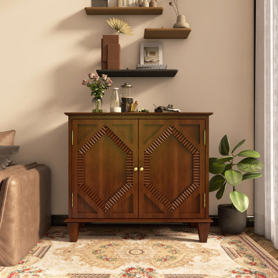 Buffet rétro en bois avec rangement