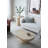 Oval Coffee Table With Rounded Pedestal Base