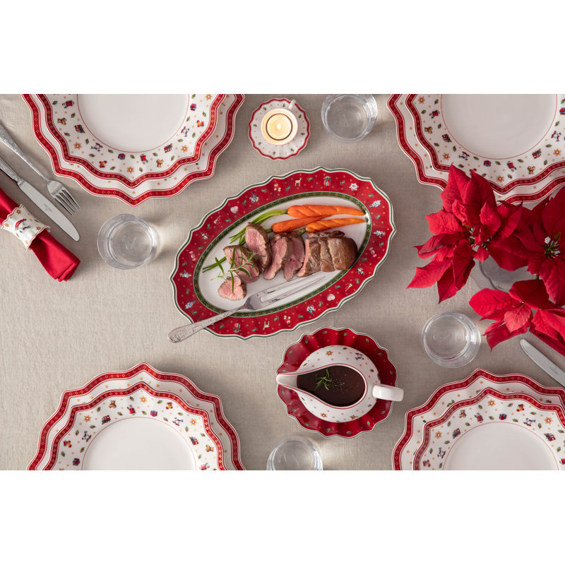 Fourchette à viande Delight de la collection de Noël de Villeroy & Boch Toy, acier inoxydable 18/10